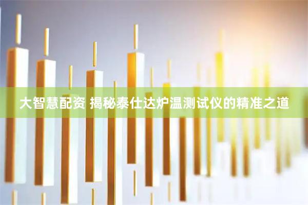 大智慧配资 揭秘泰仕达炉温测试仪的精准之道